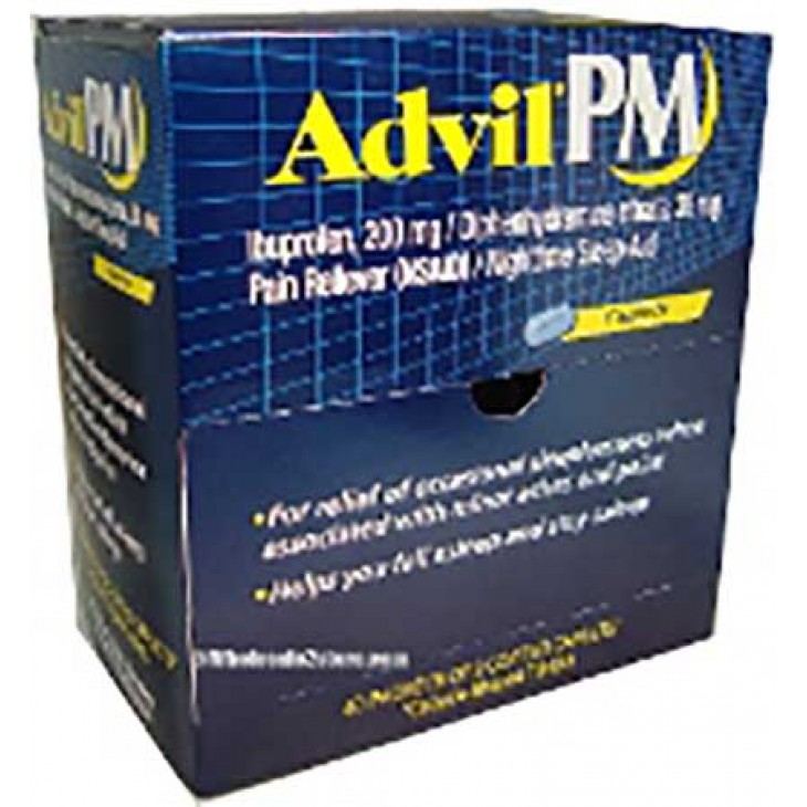 ADVIL PM MEDICINE SINGLES 50CT/PACK RIGHT CHOICE DISTRIBUTORS